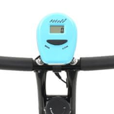 Greatstore Magnetno sobno kolo X-Bike z merilnikom pulza črno in modro