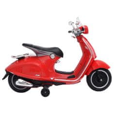 Vidaxl Otroški električni motor Vespa GTS300 rdeč