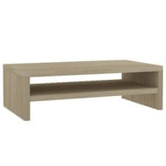 Vidaxl Stojalo za ekran sonoma hrast 42x24x13 cm iverna plošča