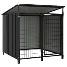Vidaxl Zunanji pasji boks 133x133x113 cm