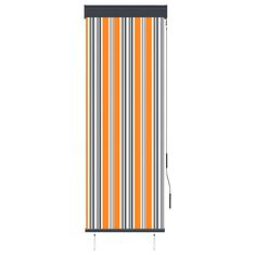 Vidaxl Zunanje rolo senčilo 60x250 cm rumeno in modro