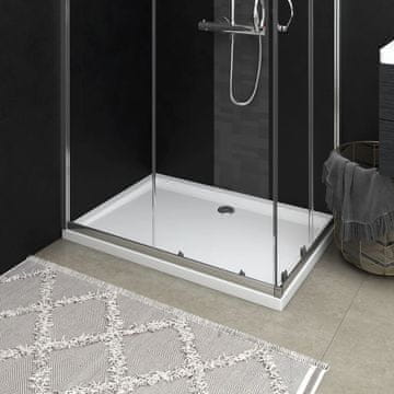 Vidaxl vidaXL Pravokotna tuš kad ABS bela 70x100 cm