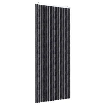 Vidaxl Zavesa proti mrčesu iz šenilje 90x220 cm antracitna