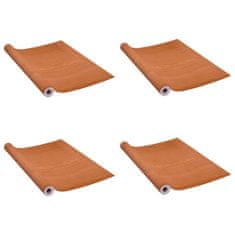 Vidaxl Samolepilna folija za pohištvo 2 kosa svetli hrast 500x90cm PVC