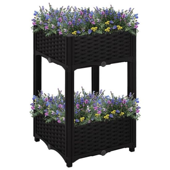 Vidaxl Visoka greda 40x40x71 cm polipropilen