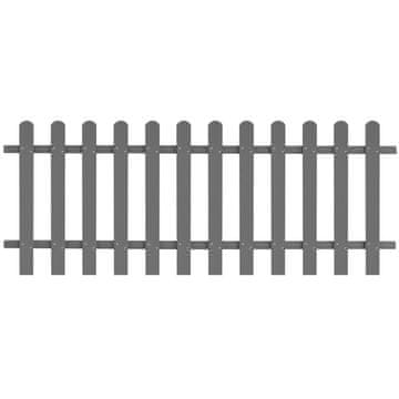 Vidaxl Ograja WPC 200x80 cm