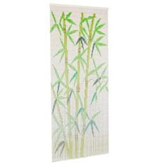 Vidaxl Zavesa za vrata iz bambusa 90x200 cm