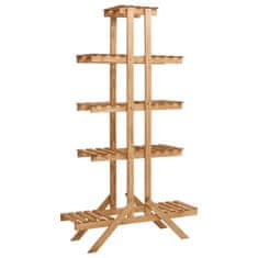 Vidaxl Stojalo za rastilne 83x25x142 cm les jelke