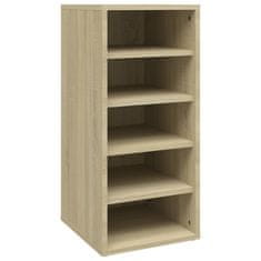 Vidaxl Omarica za čevlje 2 kosa sonoma hrast 31,5x35x70 cm iverna pl.