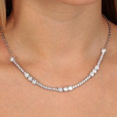 Morellato Luksuzna ogrlica s prozornimi cirkoni Scintille SAQF01