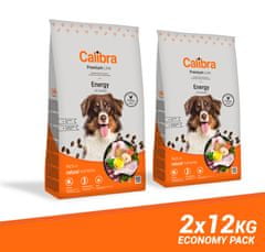 Calibra Premium Line Energy hrana za aktivne pse, 2 x 12kg