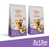 Premium Line Senior in Light hrana za starejše ali prekomerne težke odrasle pse, 2 x 12 kg