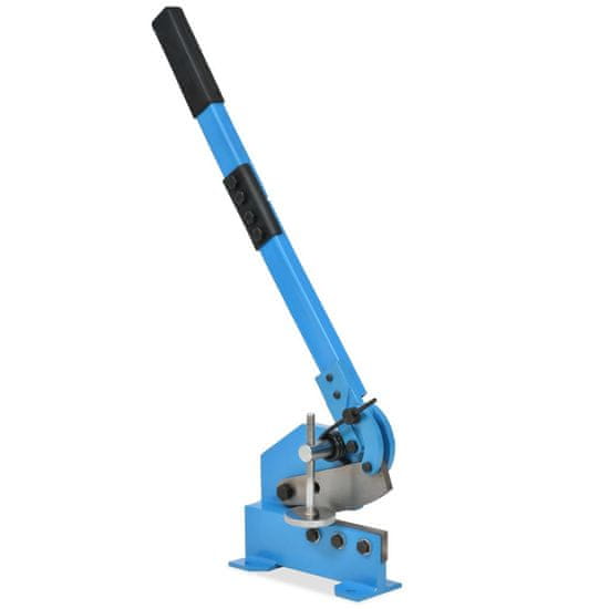 shumee vidaXL Vzvodne škarje za pločevino 125 mm modre