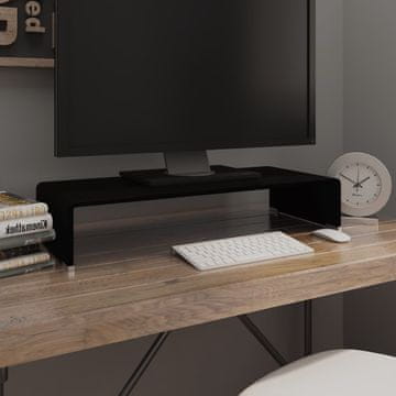 Vidaxl vidaXL Stekleno stojalo za monitor/TV 70x30x13 cm