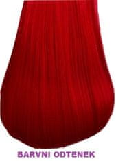 Vipbejba Sintetični clip-on lasni podaljški na 3 zavese, skodrani, živo rdeči F36