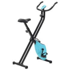Vidaxl Magnetno sobno kolo X-Bike z merilnikom pulza črno in modro