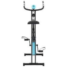 Vidaxl Magnetno sobno kolo X-Bike z merilnikom pulza črno in modro