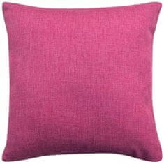 Vidaxl Prevleke za Blazine 4 kosi Videz Platna Roza 80x80 cm