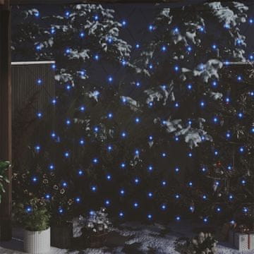 Vidaxl vidaXL LED mrežaste luči modre 4x4 m 544 LED diod