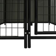 Vidaxl Zunanji pasji boks 133x133x163 cm