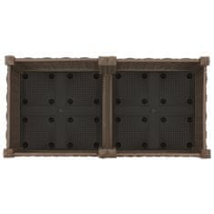 Vidaxl Visoka greda 80x40x23 cm polipropilen