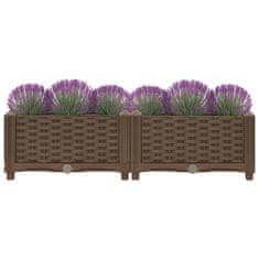 Vidaxl Visoka greda 80x40x23 cm polipropilen