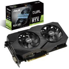 ASUS Dual GeForce RTX 2060 Evo grafična kartica, gaming, 6 GB, GDDR6 (DUAL-RTX2060-6G-EVO)