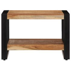 Vidaxl Klubska mizica 60x60x40 cm trden akacijev les