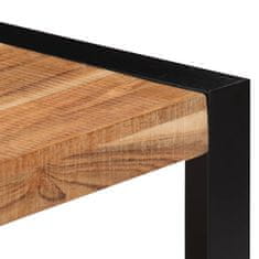 Vidaxl Klubska mizica 60x60x40 cm trden akacijev les