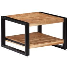 Vidaxl Klubska mizica 60x60x40 cm trden akacijev les