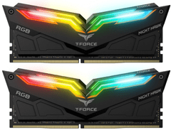 TeamGroup Night Hawk pomnilnik (RAM), 16 GB (2x8 GB), DDR4-3600, CL18, 1,35V (TF14D432G3600HC18JDC01)