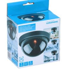 Grundig Črna lažna kamera z LED – dome