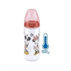 Nuk Otroška steklenička Disney Mickey z nadzorom temperature 300 ml rdeča