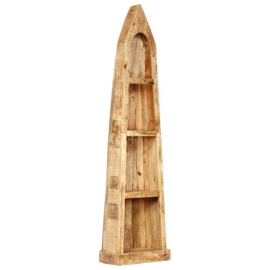 Vidaxl Knjižna polica 50x40x180 cm trden mangov les