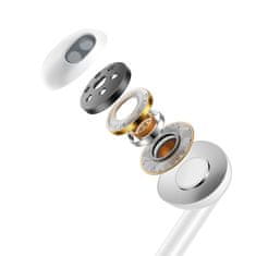 Mcdodo MCDODO ELEMENT ŽIČNE SLUŠALKE USB TYPE-C BELE BARVE