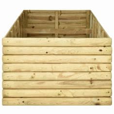 Vidaxl Visoka greda 300x50x48 cm impregnirana borovina 19 mm