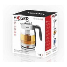 Haeger Kuhalnik vode In električni grelnik za čaj Perfect Tea 2200 W 1,8 L