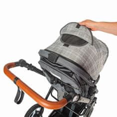 Coccolle Otroški voziček Ambra 3v1 siva smart