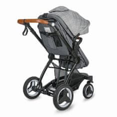 Coccolle Otroški voziček Ambra 3v1 siva smart