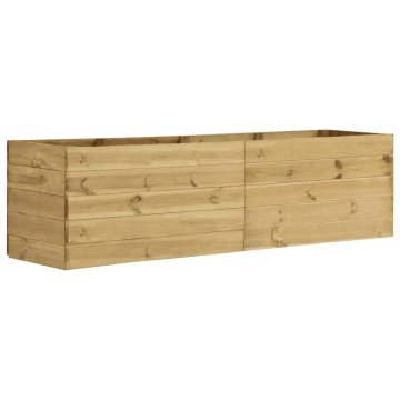 Vidaxl Visoka greda 200x50x54 cm impregnirana borovina