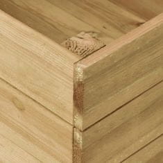 Vidaxl Visoka greda 200x100x54 cm impregnirana borovina