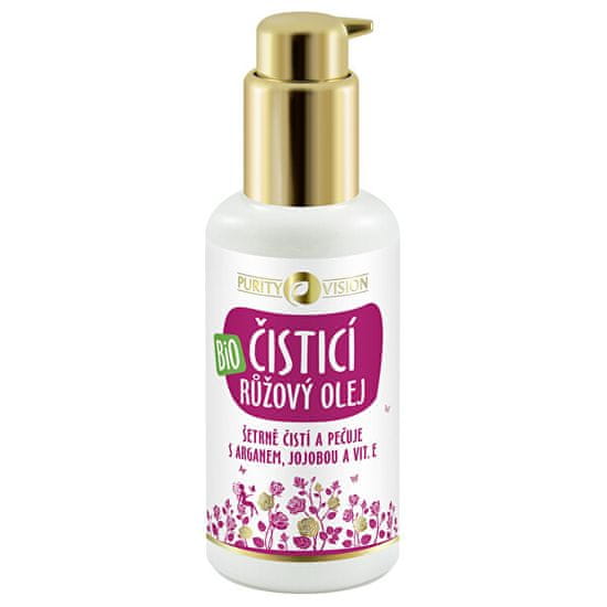 Purity Vision Organsko roza čistilno olje z arganom, jojobo in vitaminom E 100 ml