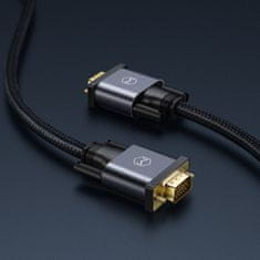 CO2 MCDODO KABEL VGA-TO-VGA dvosmerni ČRNI 3M CA-7781