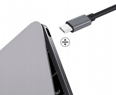 CO2 Co2 USB-C na HDMI 4K adapterski kabel Space Gray 0043