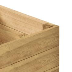 Vidaxl Visoka greda 100x50x54 cm impregnirana borovina