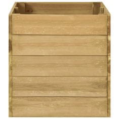Vidaxl Visoka greda 100x50x54 cm impregnirana borovina