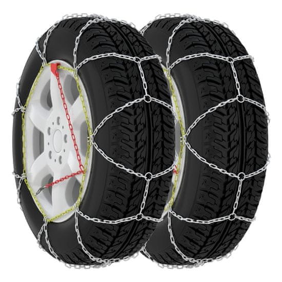 Greatstore Snežne verige za pnevmatike 2 kosa 16 mm SUV 4x4 vel. 410