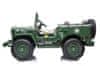 Beneo Otroški električni avto zelen USA ARMY 4x4