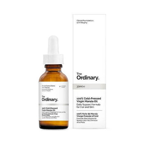 The Ordinary Vlažilno olje za kožo in lase 100% hladno Marula Oil Virgin Marula 30 ml