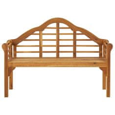 Vidaxl Vrtna klop z blazino 135 cm trden akacijev les